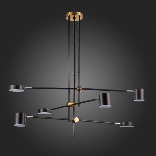 SL1604.432.06 Светильник потолочный ST-Luce Черный, Латунь/Черный LED 6*5W 3000K RODRIGO фото 14