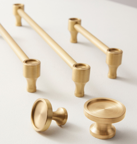 Ручка-кнопка Perles d.2.5 Polished Nickel фото 3