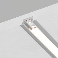 Профиль алюминиевый встраиваемый, серебро, CAB251