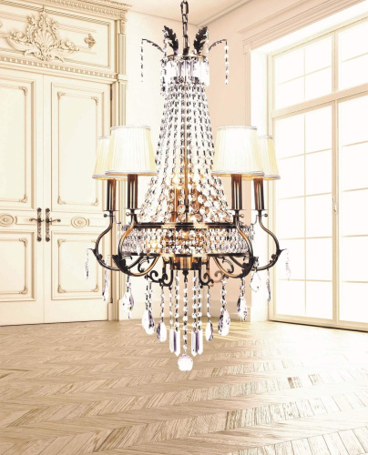 Хрустальная подвесная люстра Lumina Deco Belloto LDP 10581 MD фото 5 Хрустальная подвесная люстра Lumina Deco Belloto LDP 10581 MD фото 5