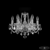 Люстра хрустальная 1402/6/141 Ni Leafs Bohemia Ivele Crystal (Богемия Ивеле Кристалл)