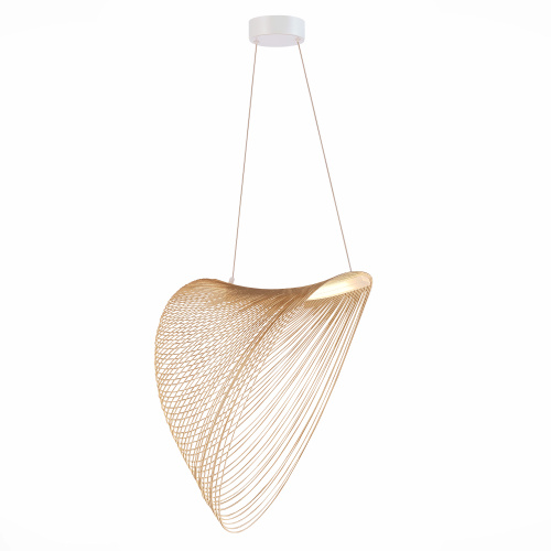 SL6900.503.24 Светильник подвесной ST-Luce Белый/Древесный LED 1*24W 4000K FOSSIL фото 4