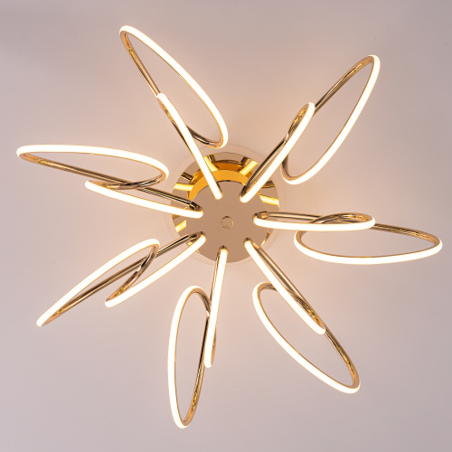 Citilux SALMA SMART CL224A172 RGB LED Умная люстра Золото фото 8 Citilux SALMA SMART CL224A172 RGB LED Умная люстра Золото фото 8