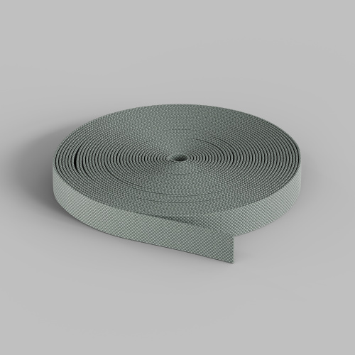 TR5502-LG Гибкий трек-ремень Belty, серия Base, 20м, 48V DC, IP20, светло-серый, ткань, медь