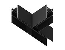 Коннектор Т-образный для накладного шинопровода Magnetic 20 48В черный