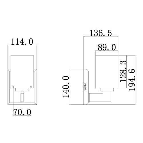 Бра для ванных комнат QZ-TAYLOR1S-BATH Quoizel, арт. QZ-TAYLOR1S-BATH фото 2