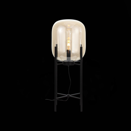 SL1050.515.01 Торшер ST-Luce Черный/Коньячный E27 1*40W (из 2-х коробок) BURASCA фото 5