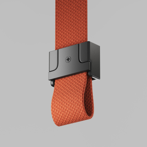 TR5519-BK Наконечник для трека-ремня Belty, серия Base с возможностью перегиба ремня, IP20, черный, пластик фото 3