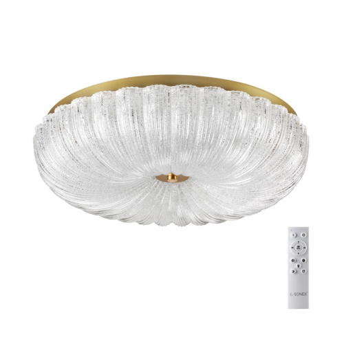 7719/60L PIKO LED SN 567 Светильник металл/стекло/прозрачный/золотой LED 60Вт 3000-6500K D500 IP20 пульт ДУ TESORO 7719/60L PIKO LED SN 567 Светильник металл/стекло/прозрачный/золотой LED 60Вт 3000-6500K D500 IP20 пульт ДУ TESORO
