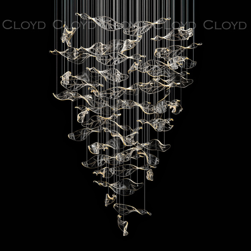 Декоративная композиция Cloyd AERIA 1715 S60 / Ø80 см - с потолочной чашей - белый (арт.60019) фото 4 Декоративная композиция Cloyd AERIA 1715 S60 / Ø80 см - с потолочной чашей - белый (арт.60019) фото 4
