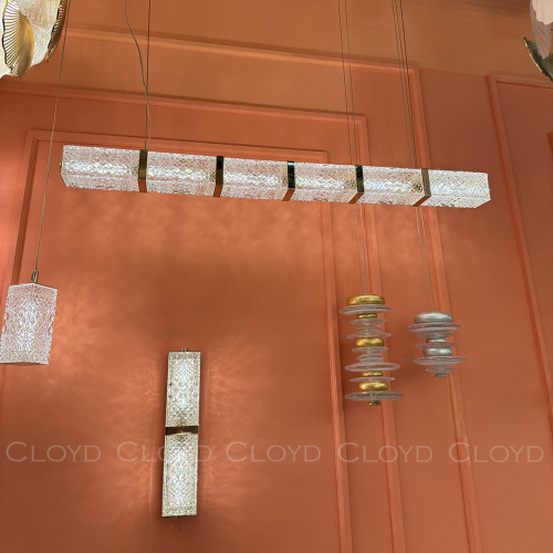 Подвесной светильник Cloyd PROMENADE P1 / шир. 110 см - золото (арт.11527) фото 5