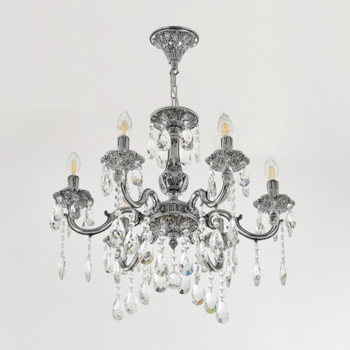 Люстра с хрустальными подвесками AL78101/6/175 A NB Bohemia Ivele Crystal (Богемия Ивеле Кристалл) фото 5