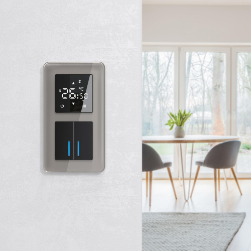 Рамка из стекла на 2 поста Elite дымчатый W0022417 фото 7