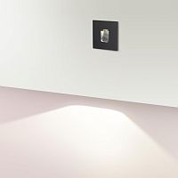 6650/1WL NATURE ODL24 000 черный/металл Подсветка для лестниц IP65 LED 1W 4000K 60° AC85-265V VITTY