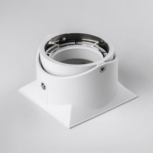 075246 Вставка квадратная поворотная STELLA BASE к 07505x/07507x с углом наклона 30G и вращением на 360G БЕЛЫЙ МАТОВЫЙ фото 5