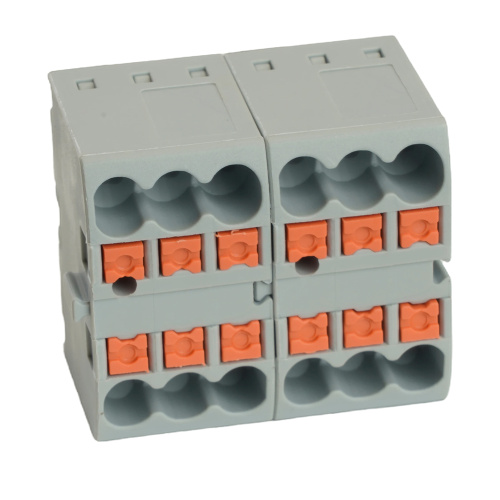 Зажим блочный (групп) для распред.тока нагрузки push-in на 6 точек, сеч 2,5 мм2, 450V, 24А,серый LD580 PTFIX 06/25 фото 8