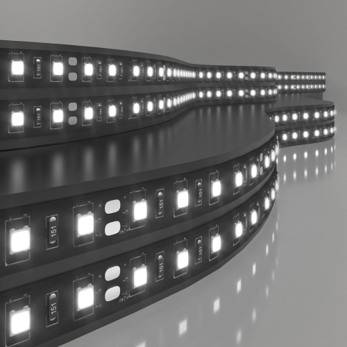 Светодиодная лента 120 Led 9,6 Вт IP20, 6500K холодный белый, 5 м 2835 24V 120Led 9,6W IP20 Black Светодиодная лента 120 Led 9,6 Вт IP20, 6500K холодный белый, 5 м 2835 24V 120Led 9,6W IP20 Black