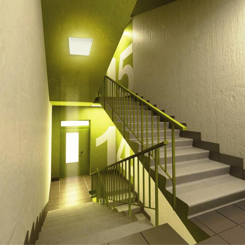 Светильник светодиодный Feron AL3021 в пластиковом корпусе 10W 6500K IP20 белый фото 3