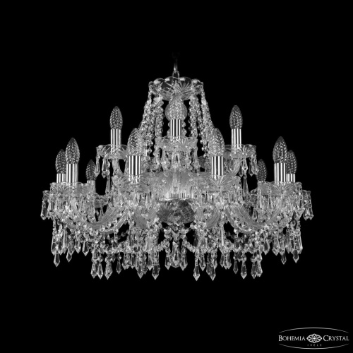 Люстра хрустальная 1403/10+5/240 Ni Bohemia Ivele Crystal (Богемия Ивеле Кристалл) Люстра хрустальная 1403/10+5/240 Ni Bohemia Ivele Crystal (Богемия Ивеле Кристалл)