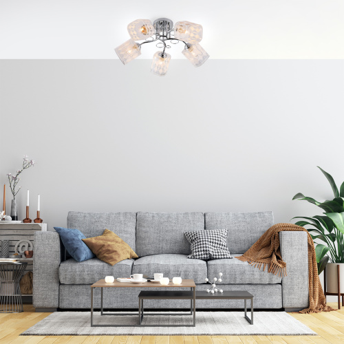 Потолочный светильник Escada 1106/5PL E27*40W Chrome фото 5 Потолочный светильник Escada 1106/5PL E27*40W Chrome фото 5