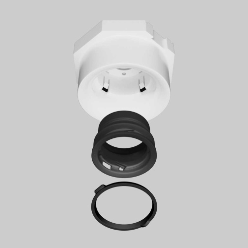 Рамка (светильник) скрытого монтажа лампочек и LED модулей MR16 в натяжной потолок Lightstar Anello 112007 фото 2