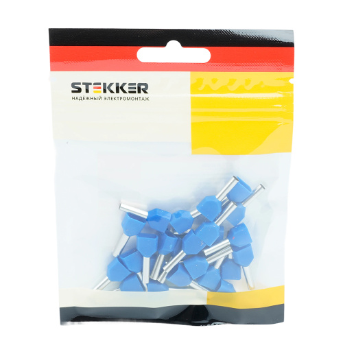 LD406-0508 Наконечник штыревой втулочный изолированный НШВИ(2) 0,5-8 (DIY упаковка 25 шт) фото 4