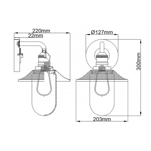Бра для ванных комнат Hinkley, Арт. QN-RIGBY1-BATH-PC фото 9 Бра для ванных комнат Hinkley, Арт. QN-RIGBY1-BATH-PC фото 9