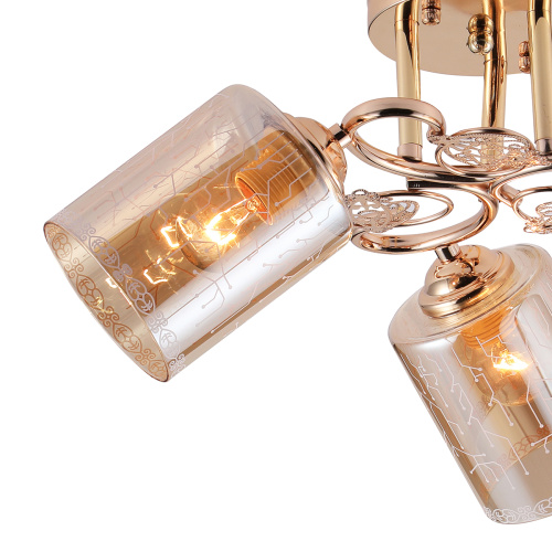 Потолочный светильник Escada 1118/3PL E27*40W Gold фото 4