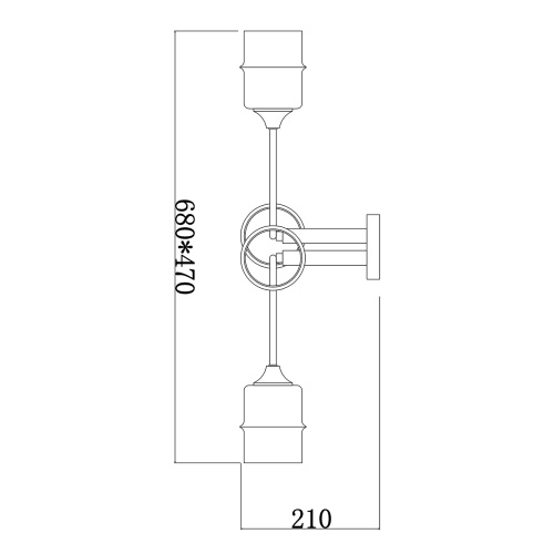 Потолочный светильник Escada 699/4P E27*60W Black фото 2