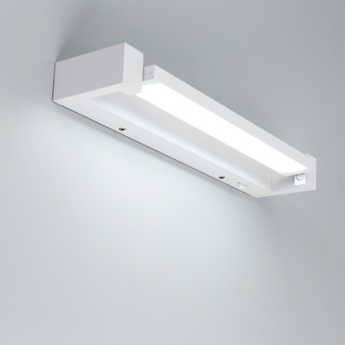 Citilux Визор CL708240N LED Настенная подсветка с выключателем Белая фото 3 Citilux Визор CL708240N LED Настенная подсветка с выключателем Белая фото 3