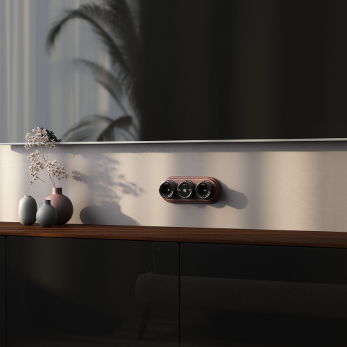 ТВ розетка черный ретро WL18-02-05 фото 2