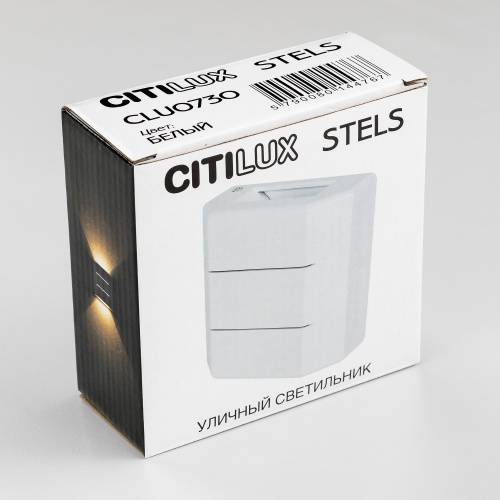 Citilux STELS CLU0730 LED Уличный настенный светильник Белый фото 10 Citilux STELS CLU0730 LED Уличный настенный светильник Белый фото 10