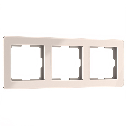 Рамка из акрила на 3 поста Acrylic айвори W0032743