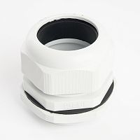 Сальник PG48 диаметр проводника 37-44 мм STEKKER, IP54, серый (DIY упаковка 1 шт) (без мембраны)
