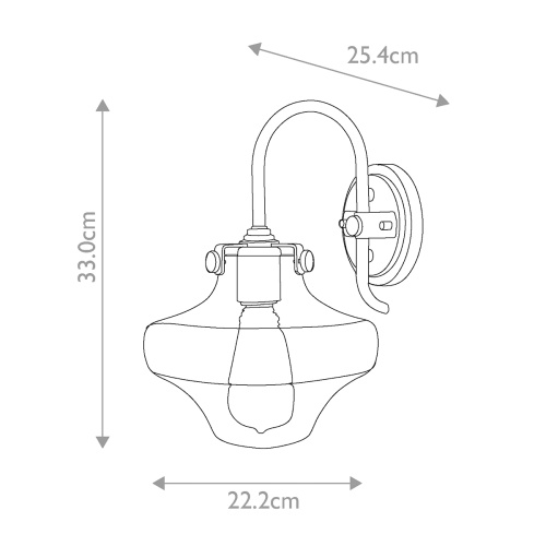 Бра Hinkely Lighting, Арт. HK-CONGRESS1-B-CM фото 2