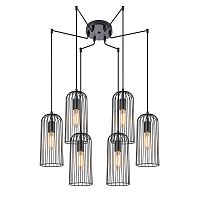 Подвесной светильник Escada 10198/6 E27*60W Black