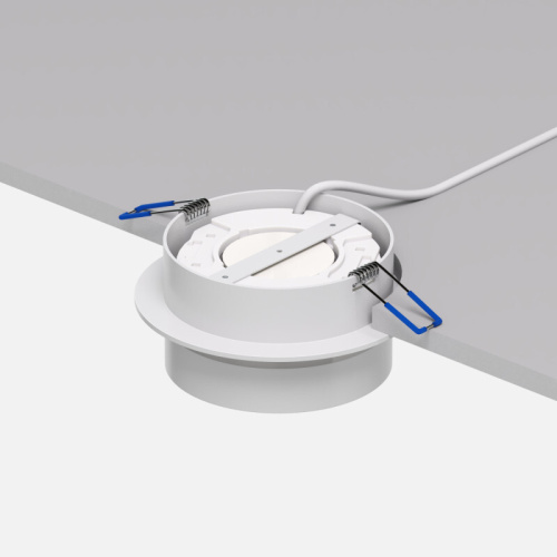 DK2100-WH Встраиваемый светильник NIKO, IP 20, до 15 Вт, GX53, LED, белый, акрил, алюминий фото 3 DK2100-WH Встраиваемый светильник NIKO, IP 20, до 15 Вт, GX53, LED, белый, акрил, алюминий фото 3