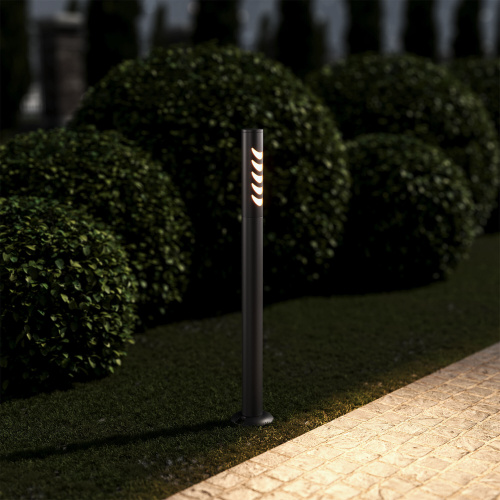 Светильник садово-парковый Smile 6w 3000K черный 35188/F фото 3