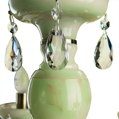 Подвесная люстра Arte Lamp ONYX GREEN A9592LM-5AB фото 3 Подвесная люстра Arte Lamp ONYX GREEN A9592LM-5AB фото 3