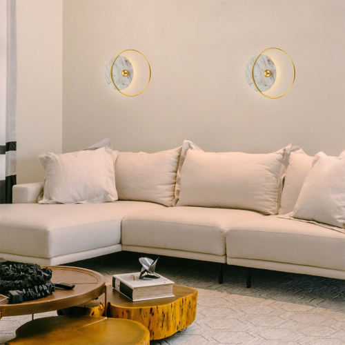 Настенный светильник Escada 10268/1 LED*15W Gold/Marble фото 6 Настенный светильник Escada 10268/1 LED*15W Gold/Marble фото 6