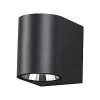 358294 STREET NT19 746 черный Ландшафтный светильник IP65 LED 4000K 4W+4W 220V OPAL