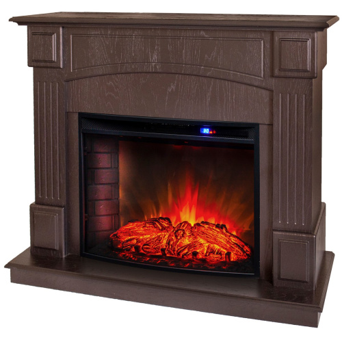 Каминокомплект CAROLINA/БОСТОН Арабика с очагом Электроочаг EVRIKA 25.5 фото 2