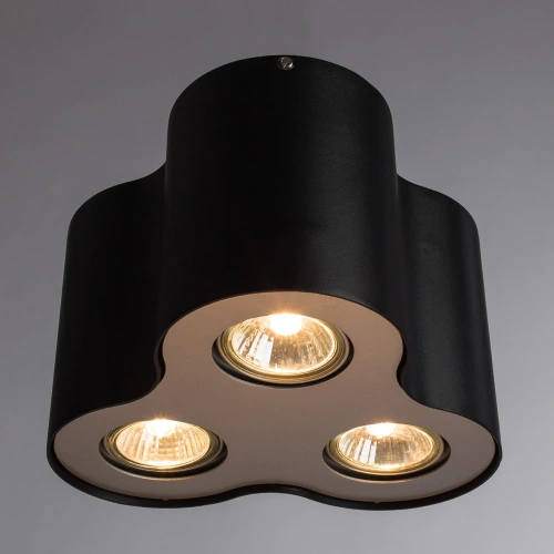 Точечный накладной светильник Arte Lamp FALCON A5633PL-3BK фото 2 Точечный накладной светильник Arte Lamp FALCON A5633PL-3BK фото 2