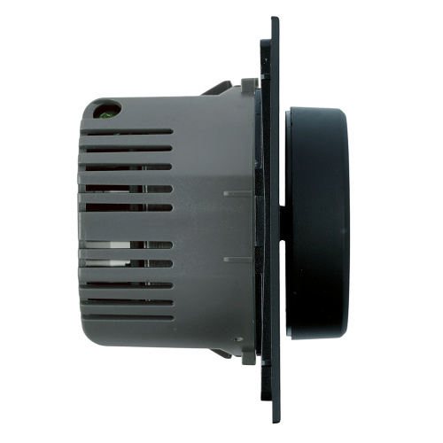 Выключатель диммирующий (механизм), STEKKER, 250В, 1200W, серия Мия, RSW10-3106-05, черный бархат фото 3
