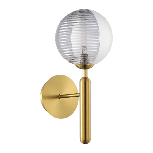 SLE1096-201-01 Светильник настенный Матовое золото/Белый, Дымчатый G9 LED 1*5W AVEIRO фото 4