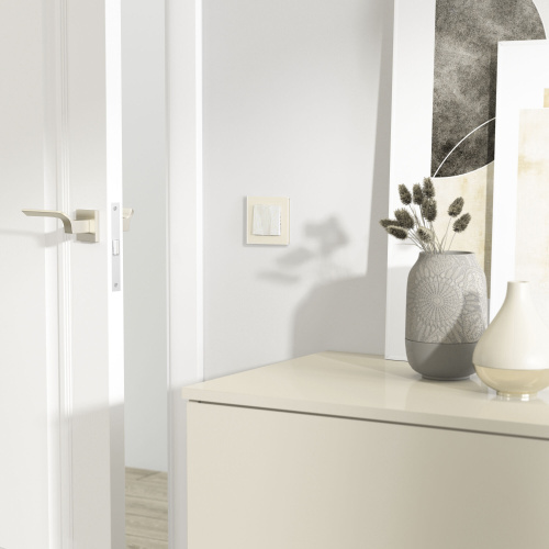 Набор клавиш для выключателя трехклавишного (перламутровый рифленый) W1139013 фото 2