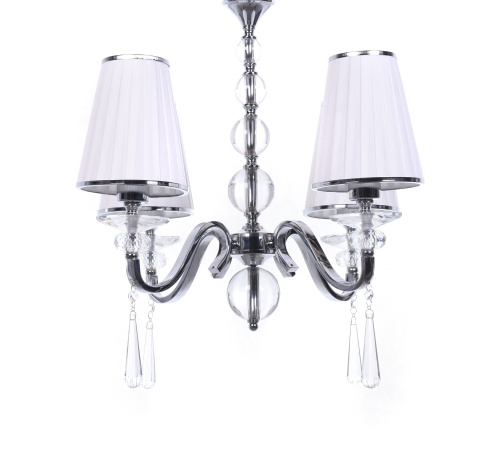 Хрустальная подвесная люстра Lumina Deco Federrica LDP 1158-4 WT фото 2 Хрустальная подвесная люстра Lumina Deco Federrica LDP 1158-4 WT фото 2