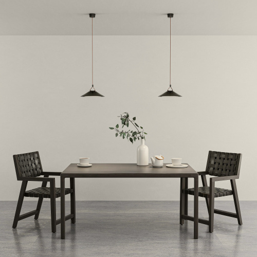 DK5565-BK Cветильник для трека-ремня Belty, серия Flow, со светодиодом, D300*H71мм, 48V DC, 20W, RA90, 120°, 3000K, IP20, черный, алюминий фото 7