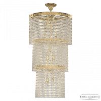 Люстра каскад хрустальная 83303/55IV-100 G Bohemia Ivele Crystal (Богемия Ивеле Кристалл)