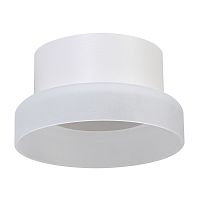 Светильник потолочный Feron HL460 Barrel OPAL 12W, 230V, GX53, белый